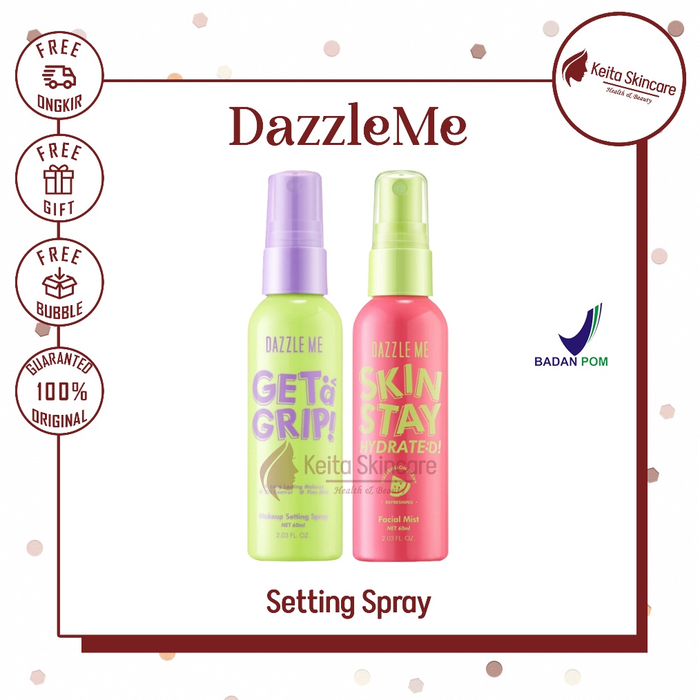 Jual Dazzle Me Get A Grip Makeup Setting Spray Makeup Tahan Lama Art 