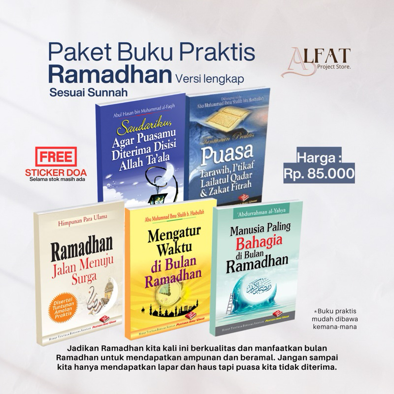 Jual Paket Buku Praktis Ramadhan sesuai Sunnah versi lengkap. | Shopee ...
