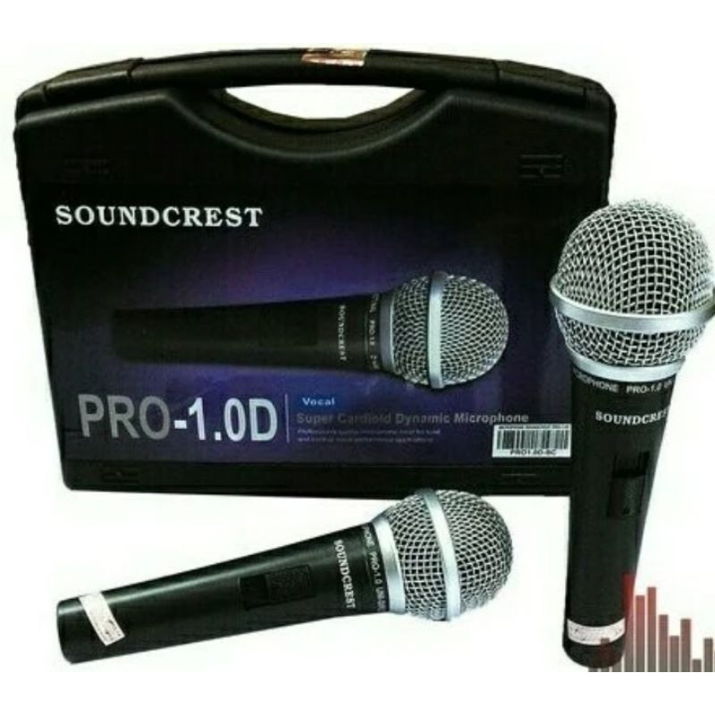 Jual Mic Kabel /Microphone Cable Soundcrest PRO 1.0D (isi 2 MIC ...