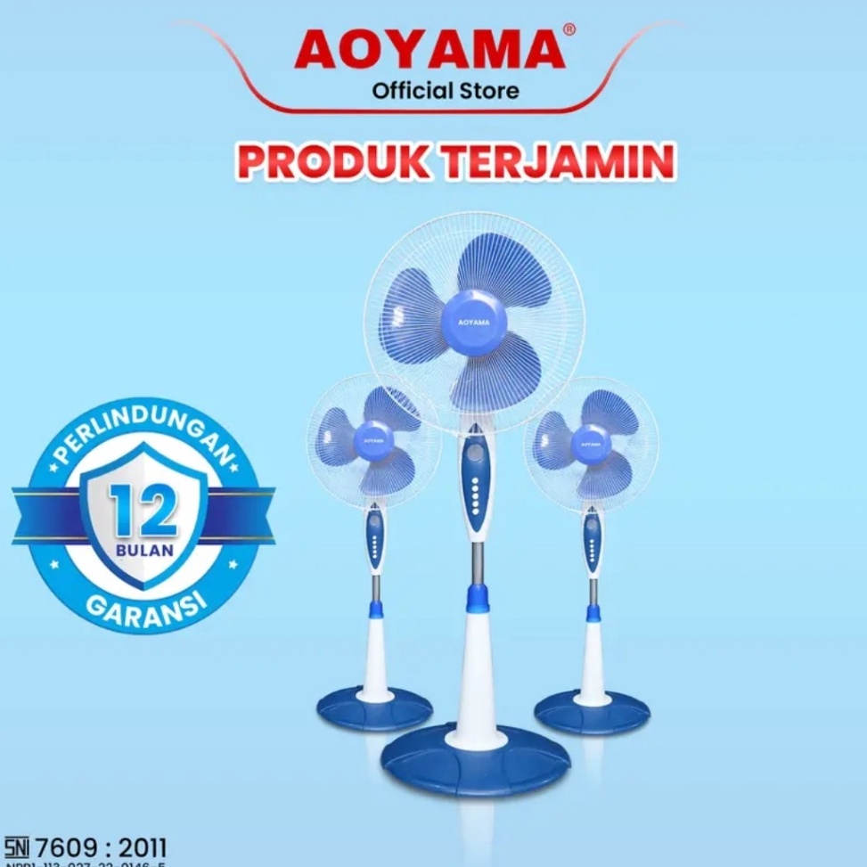 Jual Bayar Di Tempat Promo Sell Aoyama Kipas Angin Berdiri Inch Stand Fan Aoyama Prima Shoop