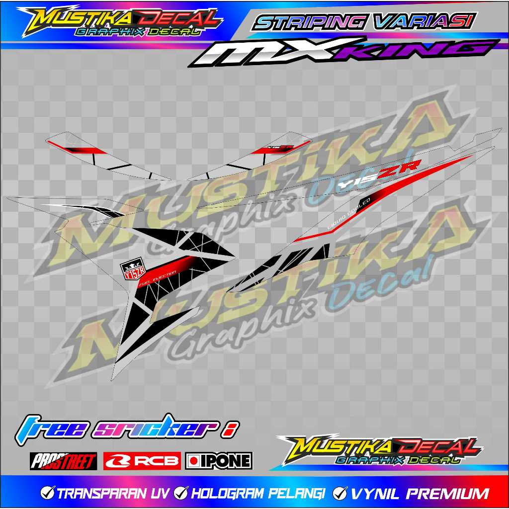 Jual STRIPING VARIASI MOTOR YAMAHA MX KING / STICKER LIST MOTOR YAMAHA ...