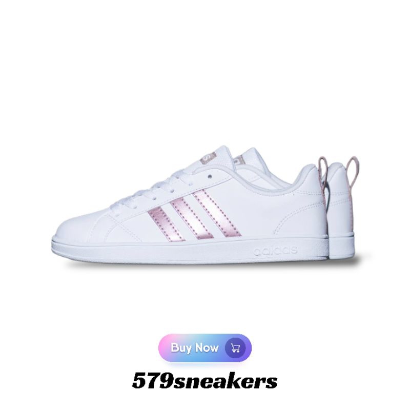 ADIDAS NEO ADVANTAGE WOMEN White Rosegold ORIGINAL SEPATU SNEAKERS WANITA SEPATU ADIDAS WANITA ORIGINAL ADIDAS WOMEN ORIGINAL