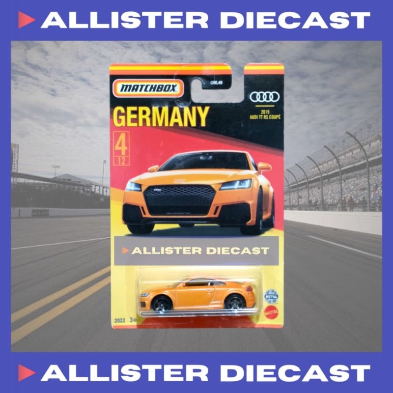 Matchbox Audi TT RS Coupé 1:64 - MBX Road Trip Serie Silber