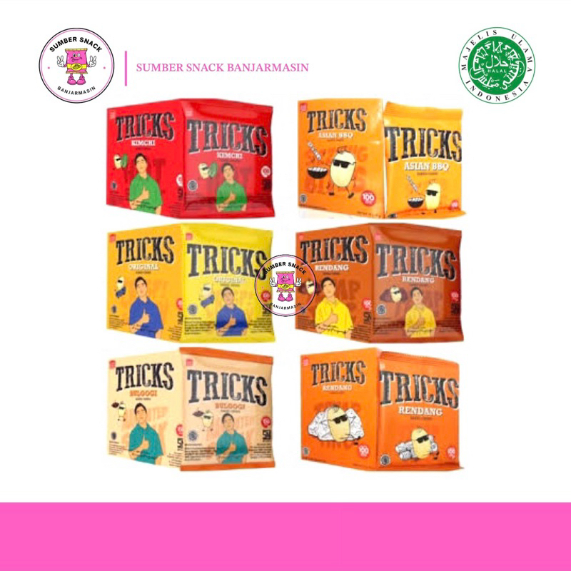 Jual Tricks Baked Chips (6 Varian Rasa) (12g) | Shopee Indonesia