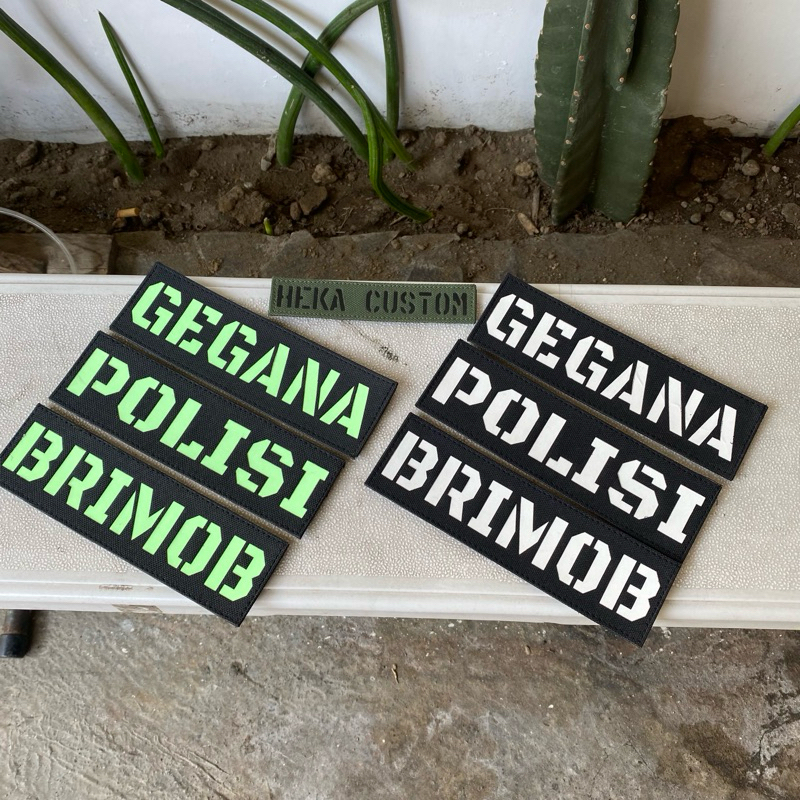 Jual TEMPELAN KREKETAN ROMPI POLISI BRIMOB GEGANA | Shopee Indonesia