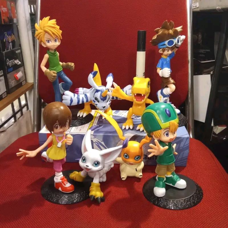 Jual mainan mini figuredigimon dijual per 1 orang 1 digimonbahan ...