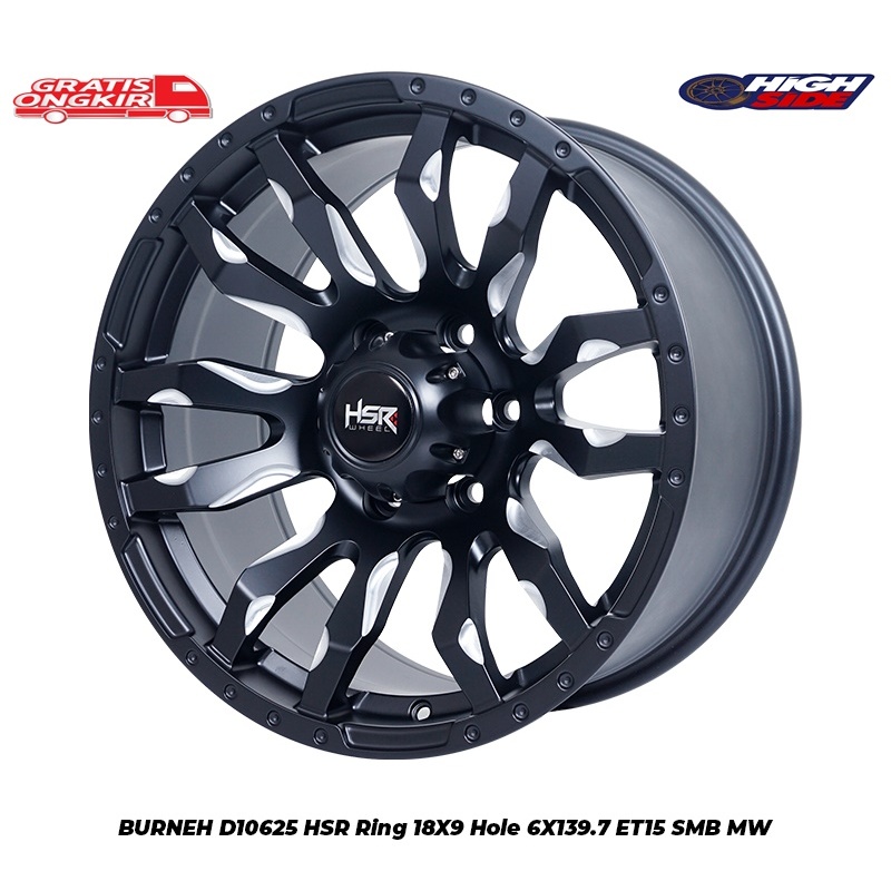 Jual Velg Hsr Burneh Ring 18 Velg Mobil Hilux Double, Pajero Sport ...