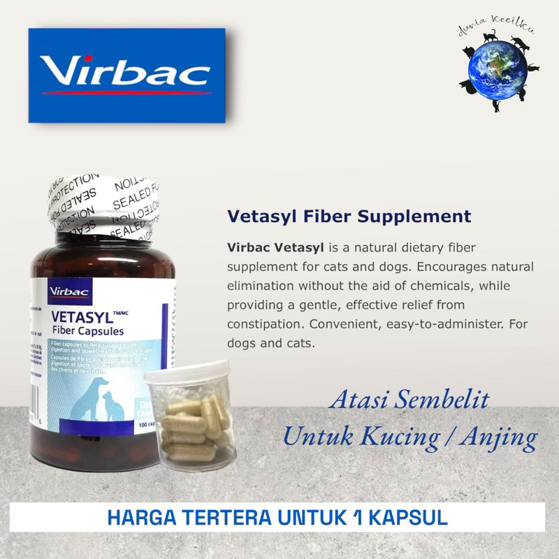 Vetasyl fiber clearance tablets for cats