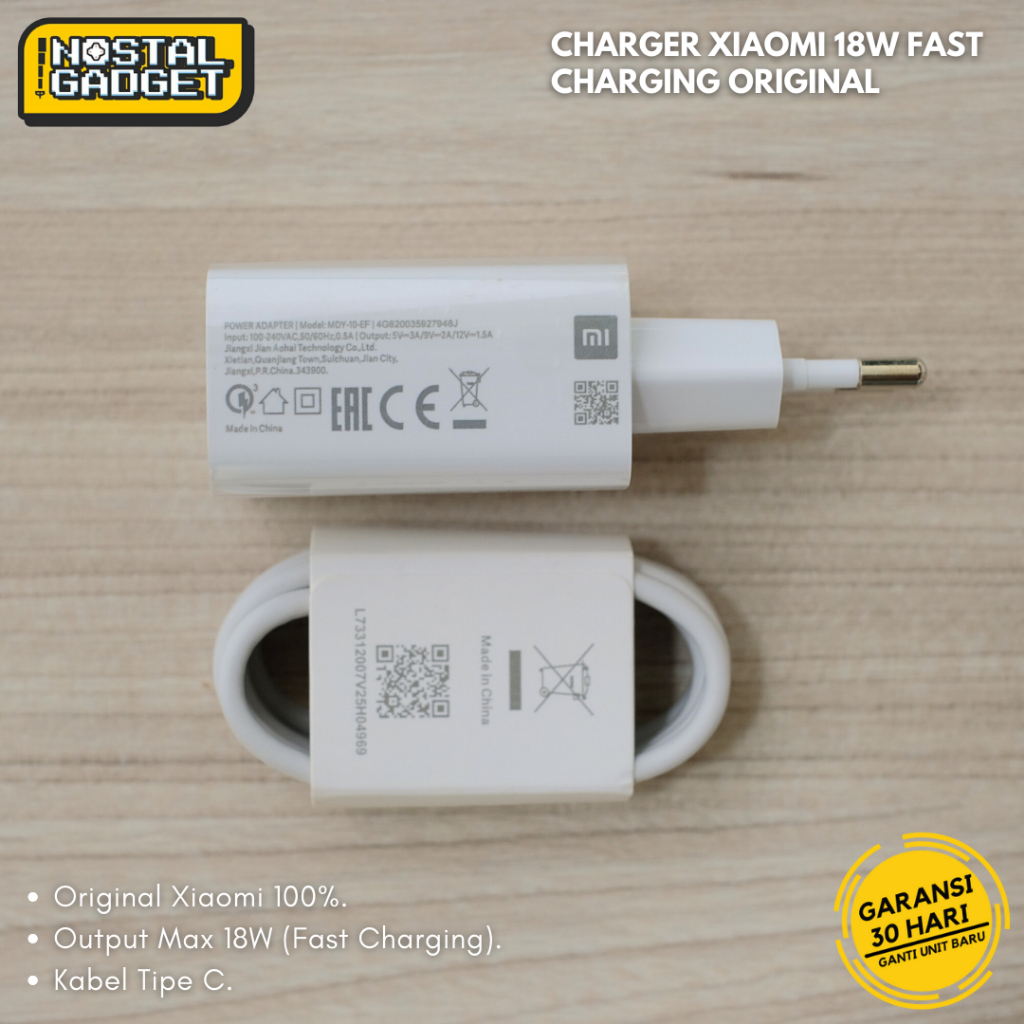 Poco Charger Hp 18 Watt Jual Charger Xiaomi 18W Fast Charging
