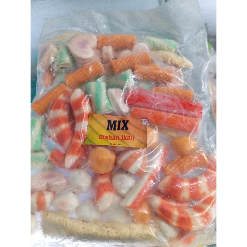 Jual Aneka Baso Seafood Mix Seafood 1kg Shopee Indonesia