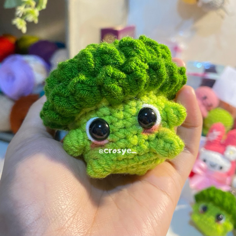 Jual [CROSYE] Amigurumi Keychain Brokoli Shopee Indonesia