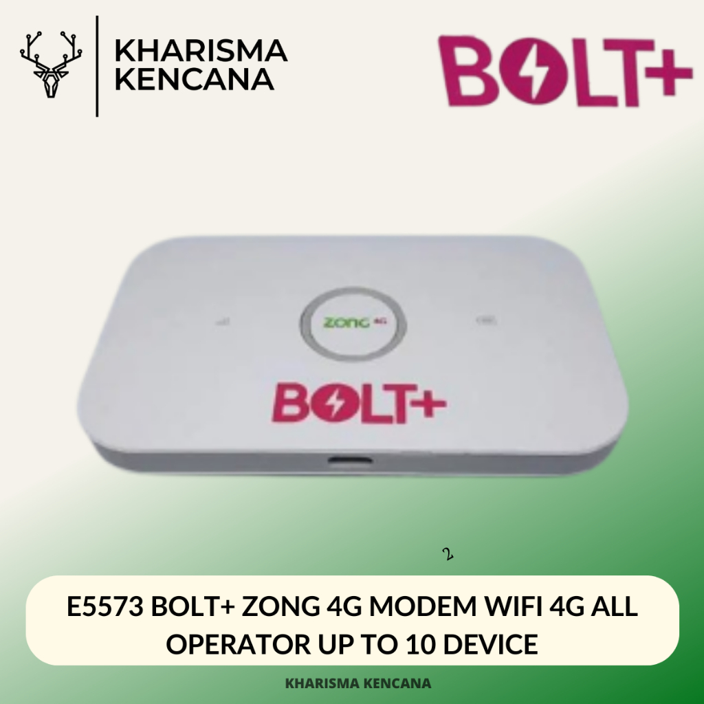 Jual E5573 BOLT+ ZONG 4G MODEM WIFI 4G ALL OPERATOR UP TO 10 DEVICE ...
