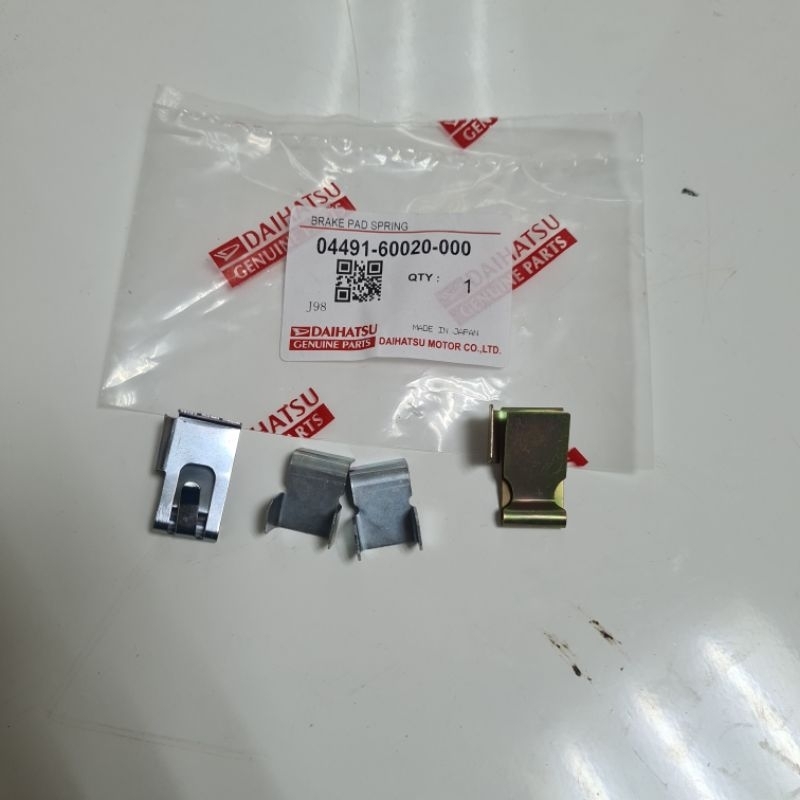 Jual Brake pad Spring Plate kancingan kampas rem depan Feroza Taft GT ...