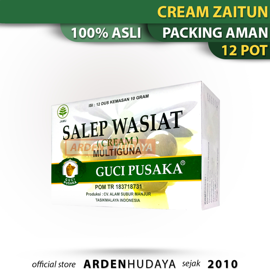 Jual Salep Wasiat Cream Guci Pusaka (per pak) Shopee Indonesia