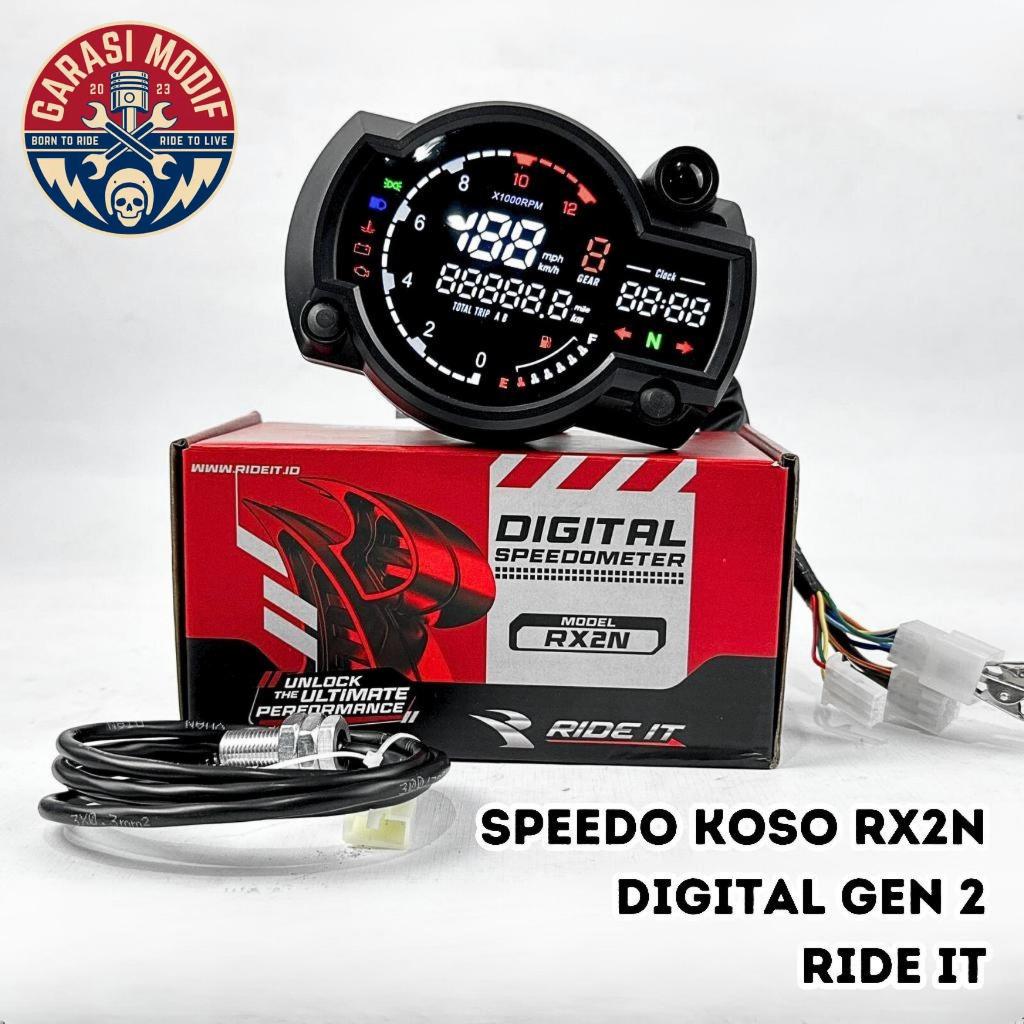 Jual Speedometer Spedo Spido Koso RX2 Import Digital Full Digital Ride