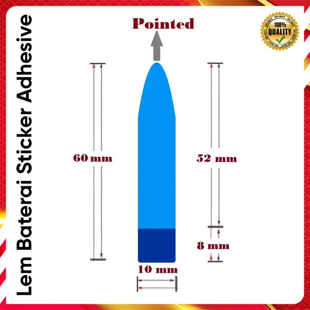 Jual LEM ADHESIVE BATTERY STICKER LEM Tape PEREKAT BATERAI HP UNIVERSAL ...