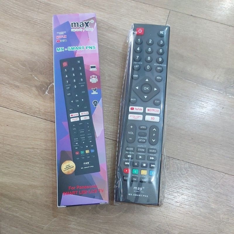 Jual Remote TV LCD LED Panasonic Smart Max bisa Netflix Youtube ...
