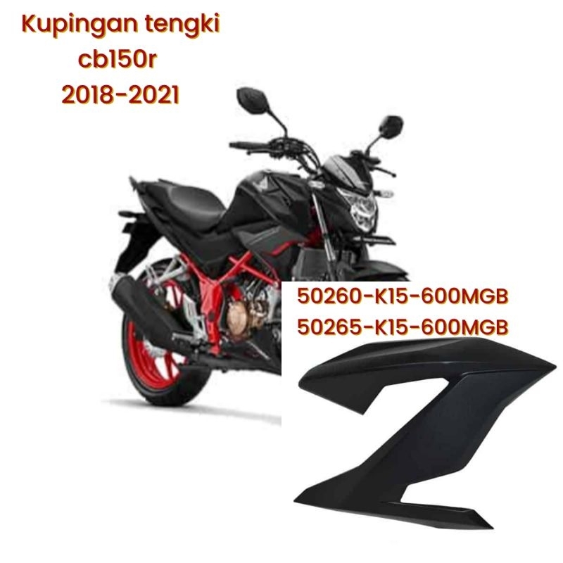 Jual 50265-K15-600MGB Body sayap kiri shroud L New CB 250R streetfire ...