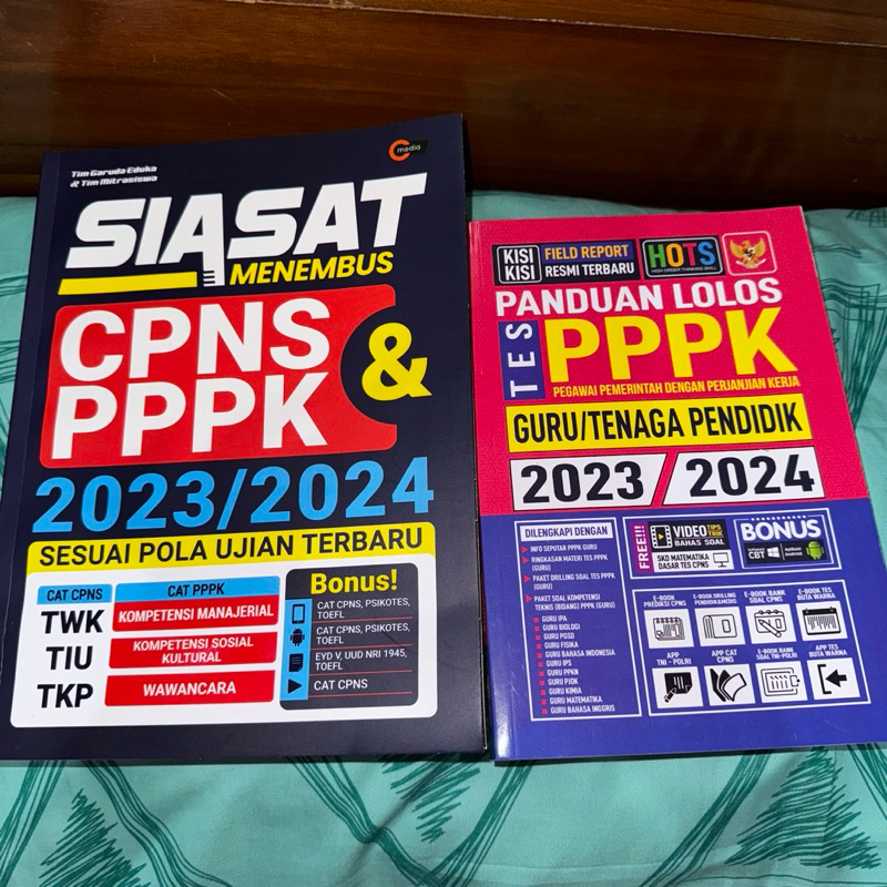 Jual Buku Tes CPNS Dan PPPK 2024 / Siasat Menembus CPNS Dan PPPK 2024 ...