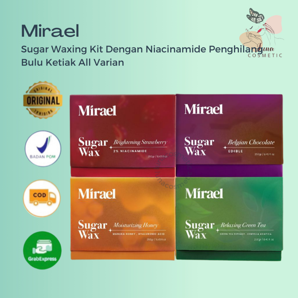 Jual Mirael Refreshing Apple Sugar Wax Kit 210ml Sugar Waxing Hair