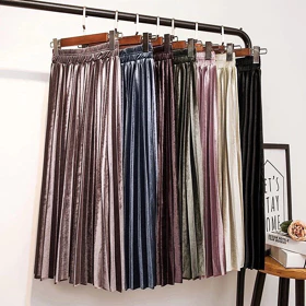 Rok Bludru Rok Velvet Panjang Rok Bludru Plisket Rok Bludru Import Premium Bisa
