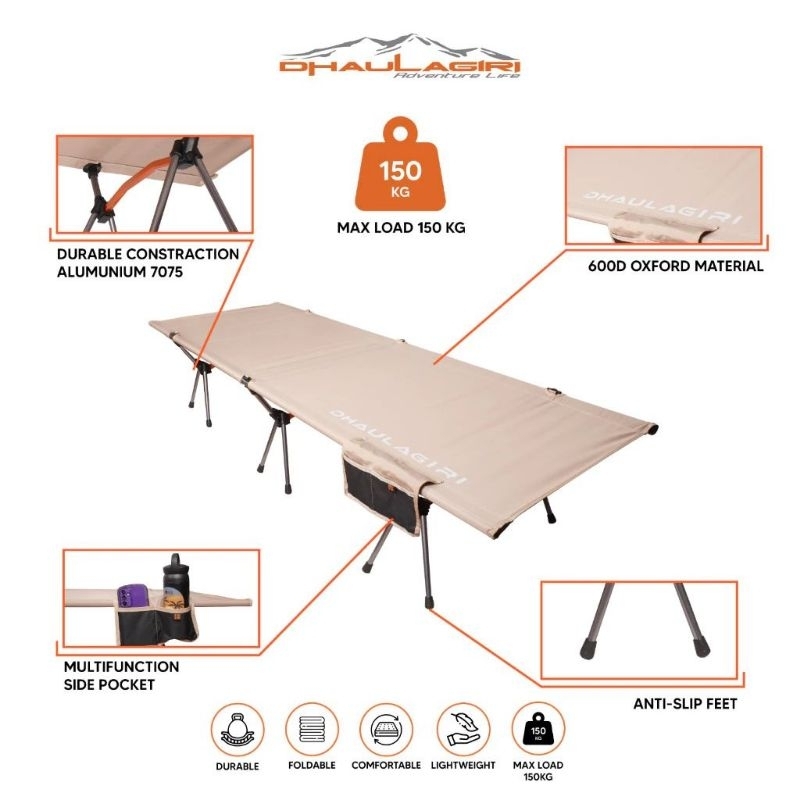 Jual Velbed Folding Bed Ultralight - Tempat Tidur Portable Dhaulagiri ...