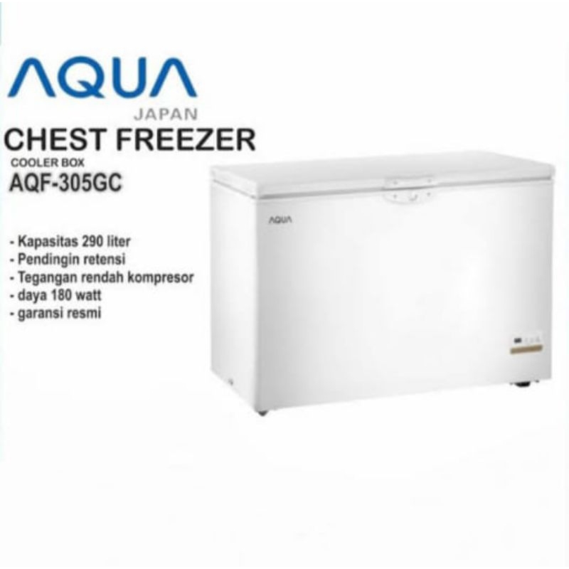 Jual Chest Freezer Box AQUA 290 Liter AQF-305GC | Shopee Indonesia