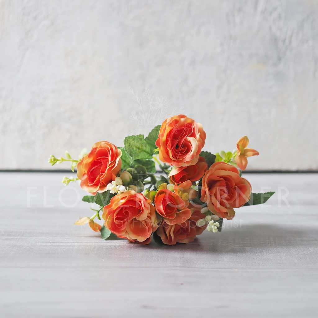 Jual Bunga Artificial Mini Blooming Rose With Daisy (B23245) | Shopee ...