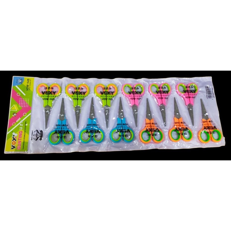 Jual (Harga 1 RENTENG KECIL = 12pcs ) gunting KECIL warna, pemotong ...