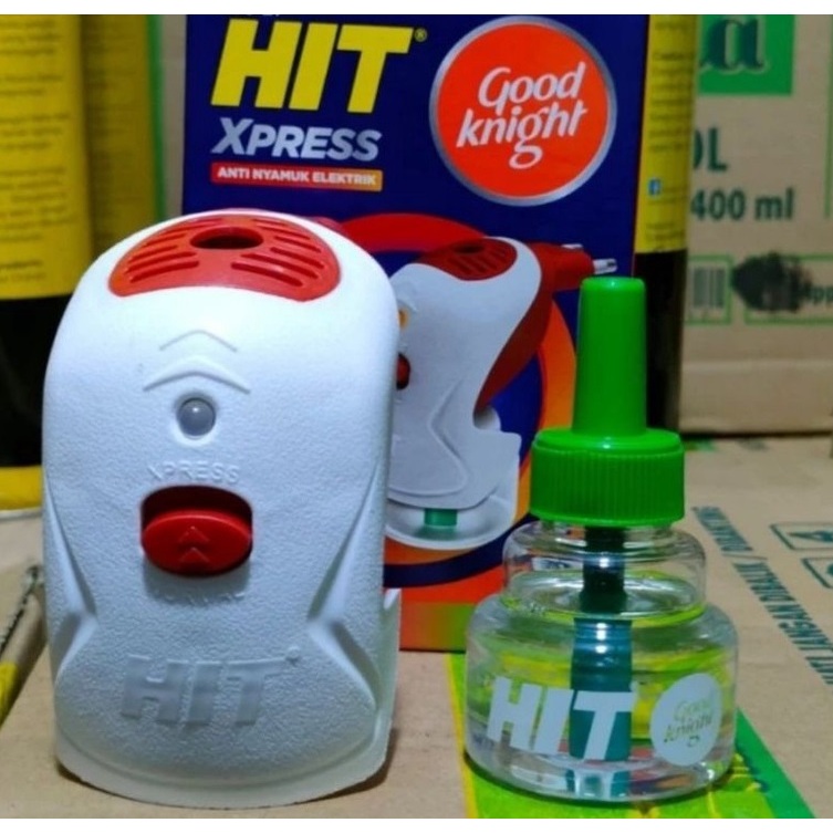 Jual [Alat + Refill] Hit Xpress Good Knight anti nyamuk Aroma Apple ...