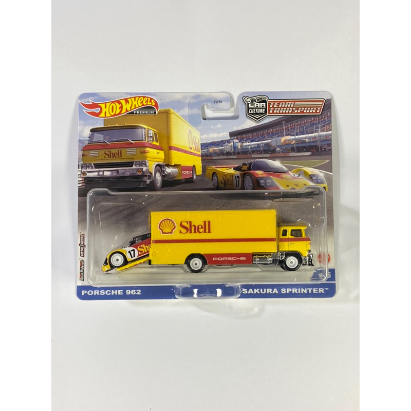Jual Hot Wheels Team Transport Porsche 962 Shell Sakura sprinter ...