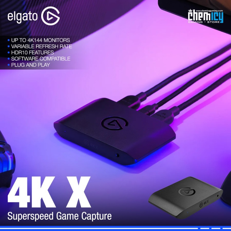 Jual Elgato 4K X Game Capture Card Stream and Record | Shopee Indonesia