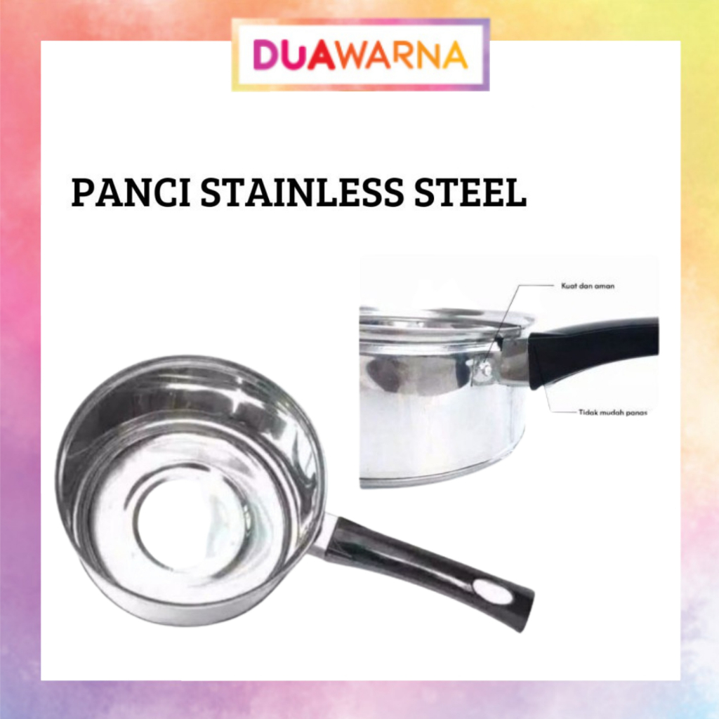 Jual DuaWarna Panci Susu/ Panci Mie/ Panci Sayur/ Panci Rebus Air ...