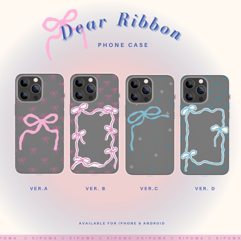 Jual (READYSTOCK) DEAR RIBBON PHONE CASE by KIPOWA | Shopee Indonesia