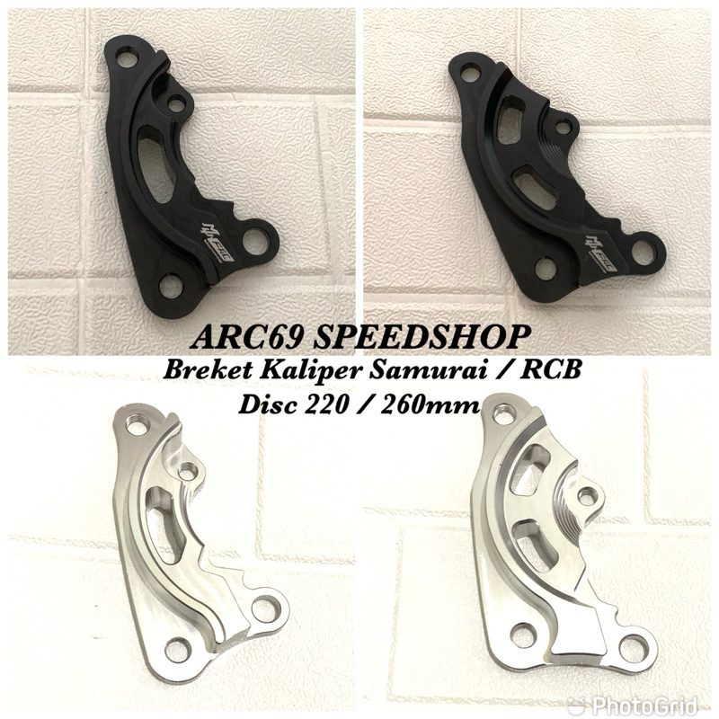 Jual Breket Kaliper 2 Piston Nssin Samurai / Rcb S-Series Disc 220 ...