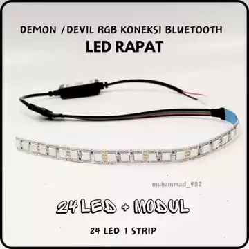 Lampu Led Demon Rgb Android Devil Rgb Koneksi Hp Bluetooth Led Rapat