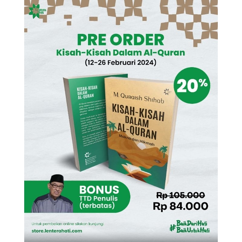 Jual Kisah Kisah Dalam Al-Qur'an Karya Prof. Quraisy Shihab | Shopee ...