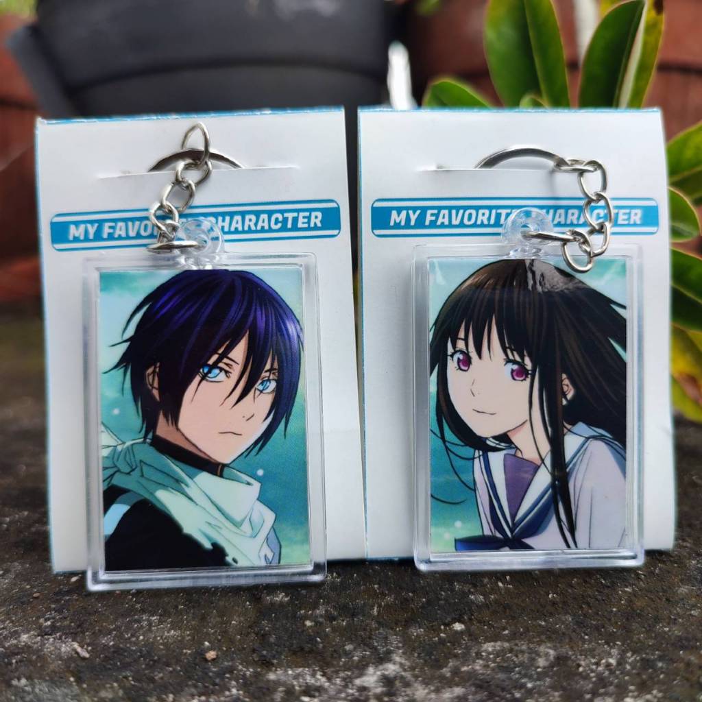 Jual Keychain Anime Noragami Ganci Anime Noragami Gantungan Kunci Yato Hiyori Iki Shopee Indonesia