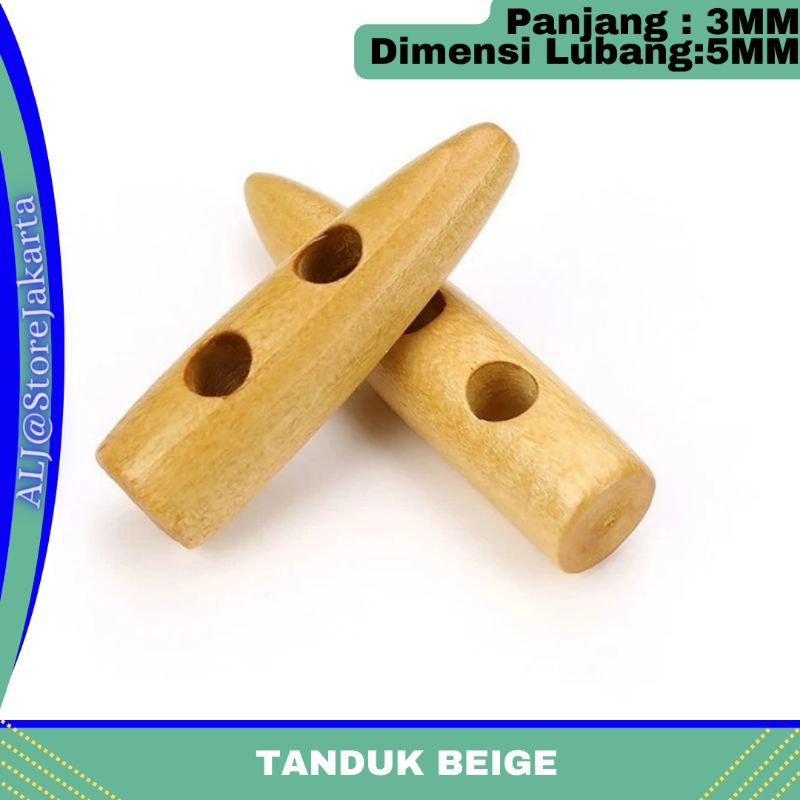 Jual Kancing Kayu/Toggle vintage/Stopper Kayu 3CM | Shopee Indonesia