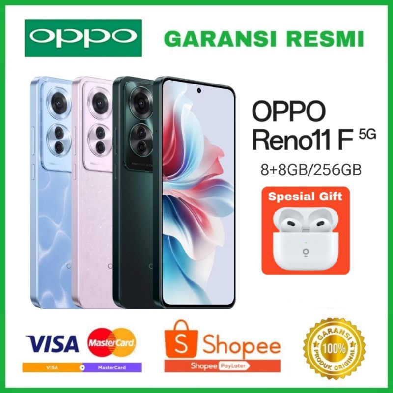 Jual OPPO Reno11F 5G Ram 8+8GB/256GB GARANSI RESMI | Shopee Indonesia