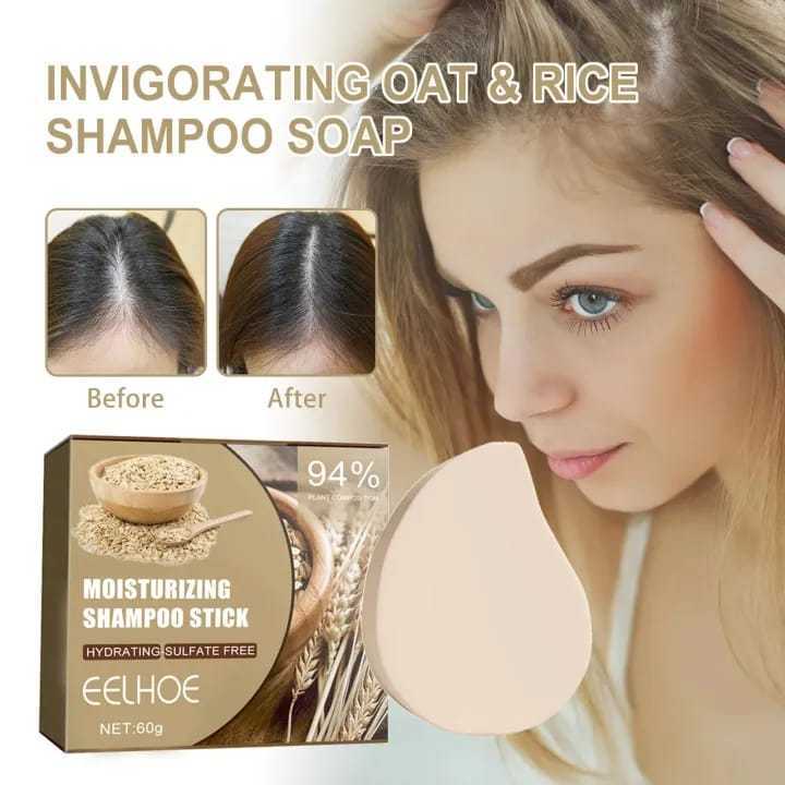 Jual EELHOE Invigorating Oat & Rice Shampoo Soap Rice Soap Hair Growth