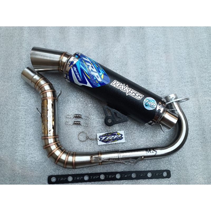 Jual Knalpot Samlong Black Coating Original Trp Exhaust Varionmaxbeatpcxmiodll Shopee 7687