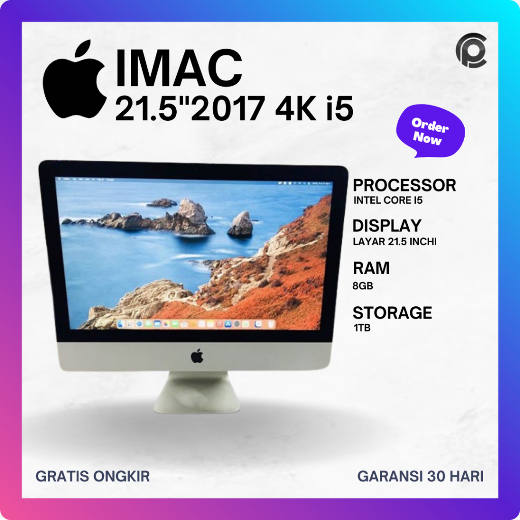 iMac 2015 4k iMac 2017 1080p iMac 2017 4K iMac 2019 4K iMac 2012 PC seken  mulus Bergaransi