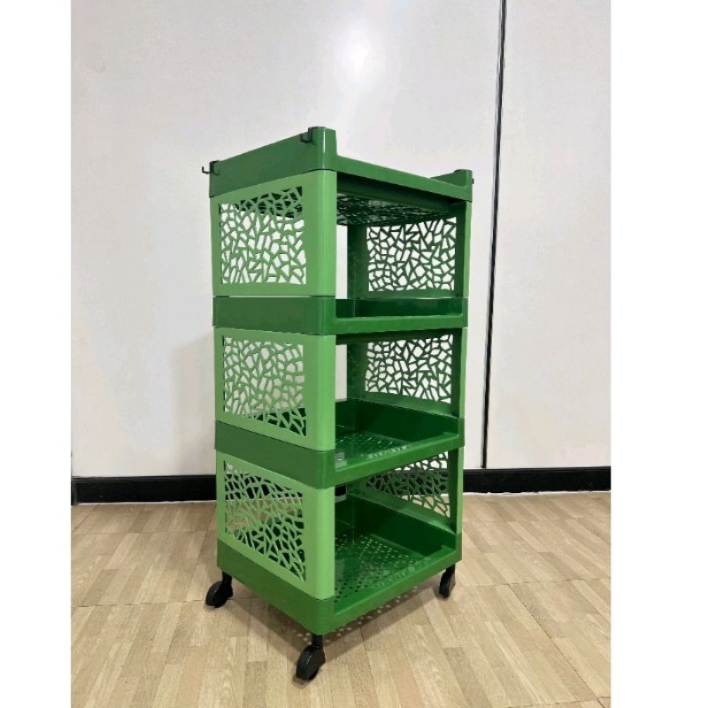 Jual Rak plastik 4 susun/rak yoyo roda/rak serbaguna | Shopee Indonesia