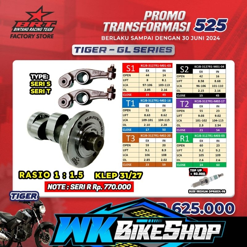 Jual NOKEN AS BRT TIGER MEGAPRO PRIMUS MP CB GL PRO S1 S2 T1 T2 T3 R1 ...