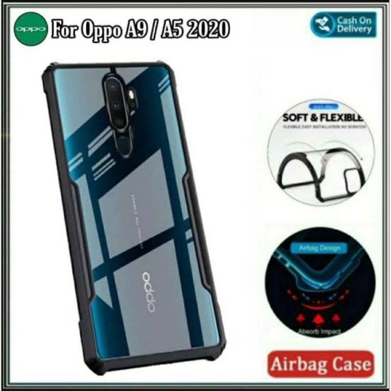 Cover per OPPO A9 2020/A5 2020,Custodia con Scorrevole Fotocamera Proteggi Hard PC Back e TPU Bumper Antiurto Case con 360°Rotante Anello Supporto Custodia Cover OPPO A9 2020/ A5 2020,Nero