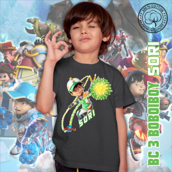 Jual File Desain Baju Kaos Boboiboy Sori distro | Shopee Indonesia