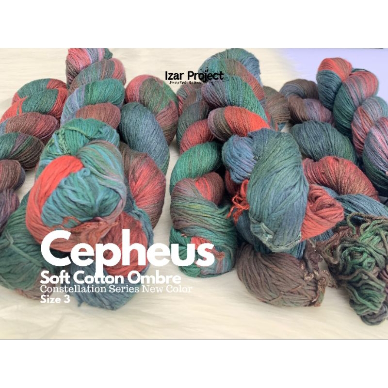 Jual Benang Rajut Soft Cotton Ombre [Cepheus] Size 3 Constellation ...
