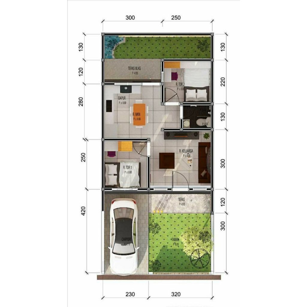 Jual Inspirasi model denah rumah modern dengan paket RAB | Shopee Indonesia