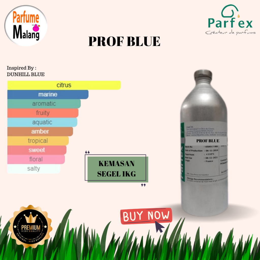 Jual BIBIT PARFUM PARFEX KEMASAN SEGEL 1KG | PROF BLUE | BEST SELLER ...